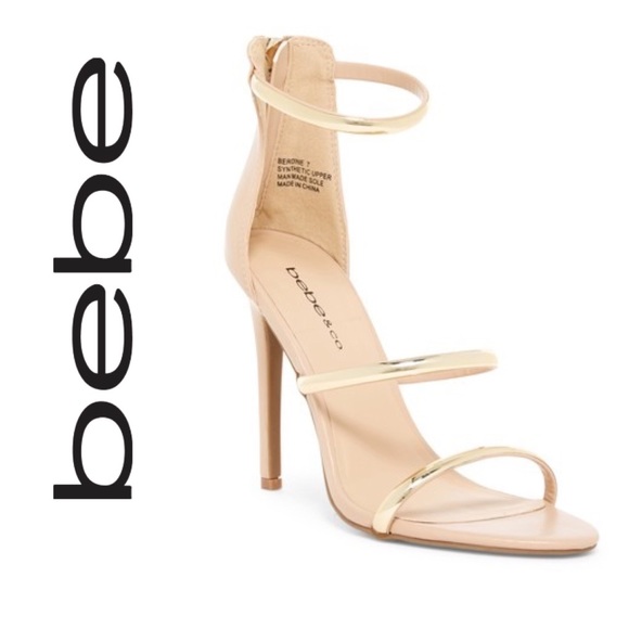 bebe berdine strappy stiletto sandal